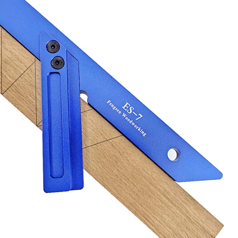 

Woodworking Scriber Marking Tools 45 Degrees Angle Line Scribing Ruler Aluminum Alloy Angle Planning Line Gauge