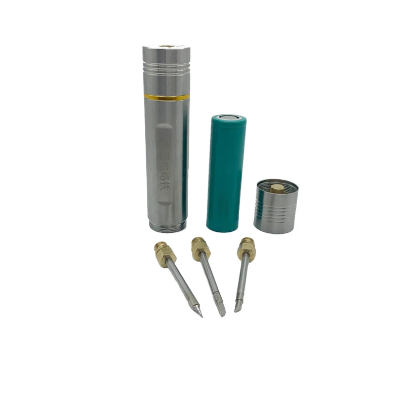 BJ-01 510 Mini Electric Soldering Iron 10W Portable Wireless Solder Stations DIY Battery Heating Element Repair Tools 510 Tip
