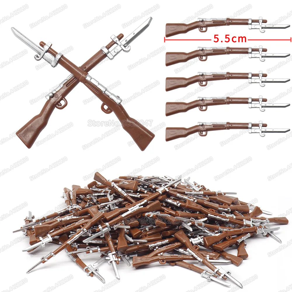 Military Building Block Army WW2 Combat Stab Guns Soldier Equipment Moc Special Forces Figures Battlefield Model Child Gift Toys