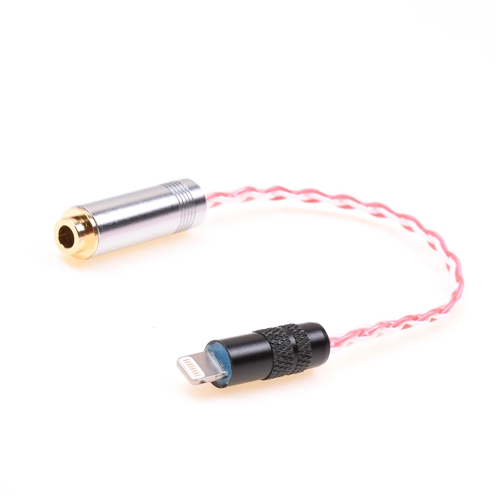 Adaptor Audio Headphone seimbang 4.4MM, untuk iPhone 7 8 12 X XR XS 13 14 ke Sony PHA-3 NW-WM1Z MDR-Z1R PHA-2A