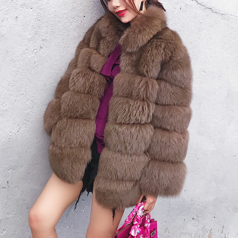 Winter Thick Warm Faux Fur Coat Women Plus Size 6XL Long Sleeve Faux Fur Jacket Luxury Winter Fur Coats