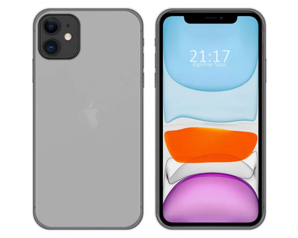 Gel Tpu case for Iphone 11 (6.1) transparent Color