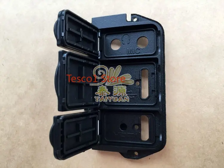 Para nikon d750 dslr capa lateral com usb de borracha hdmi mic original