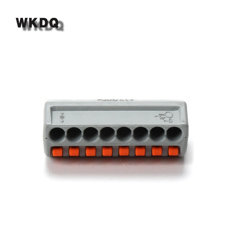 10Pcs 222-418 Quick Wiring Compact Splicing Connector Terminal Block Fast Connectors