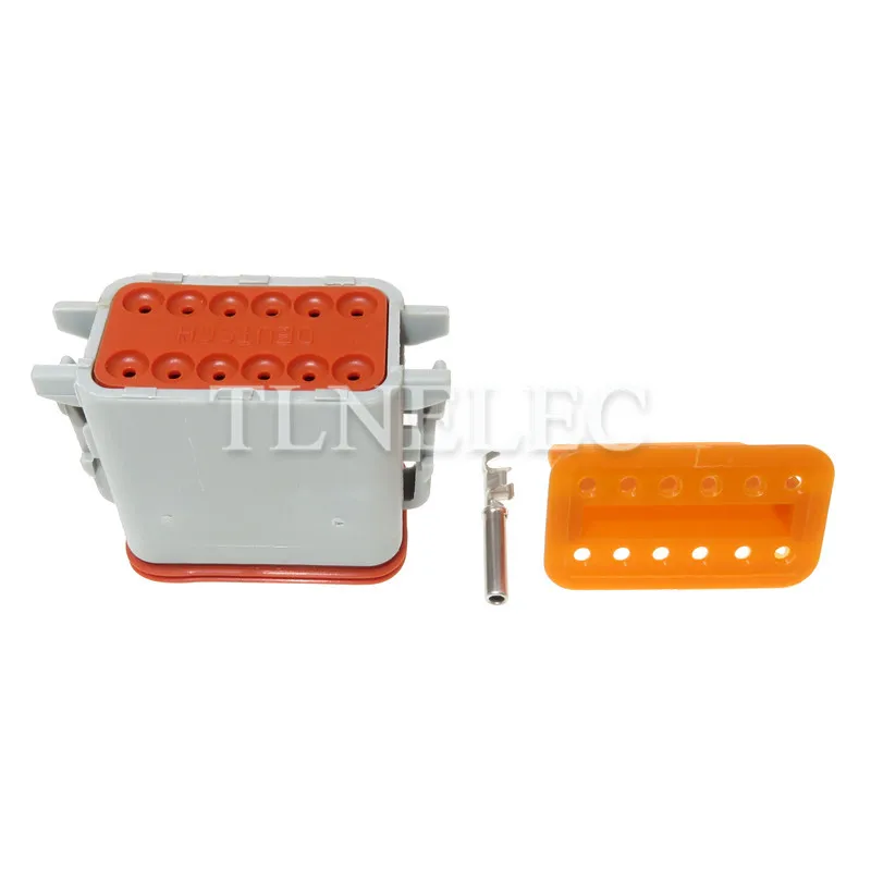 DT04-12P DT06-12S 12 pinos forma selado macho fêmea impermeável conector de fio elétrico plug