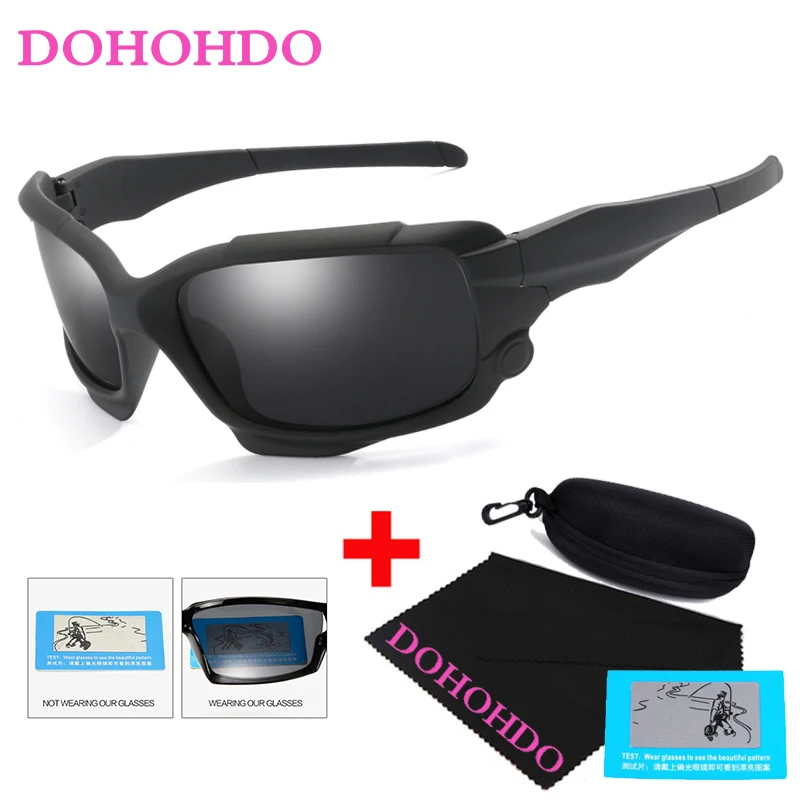 DOHOHDO Unisex Sport Vintage Sun Glasses Famous Brand Sunglases polarized Sunglasses retro Feminino For Women Men UV400 With Box