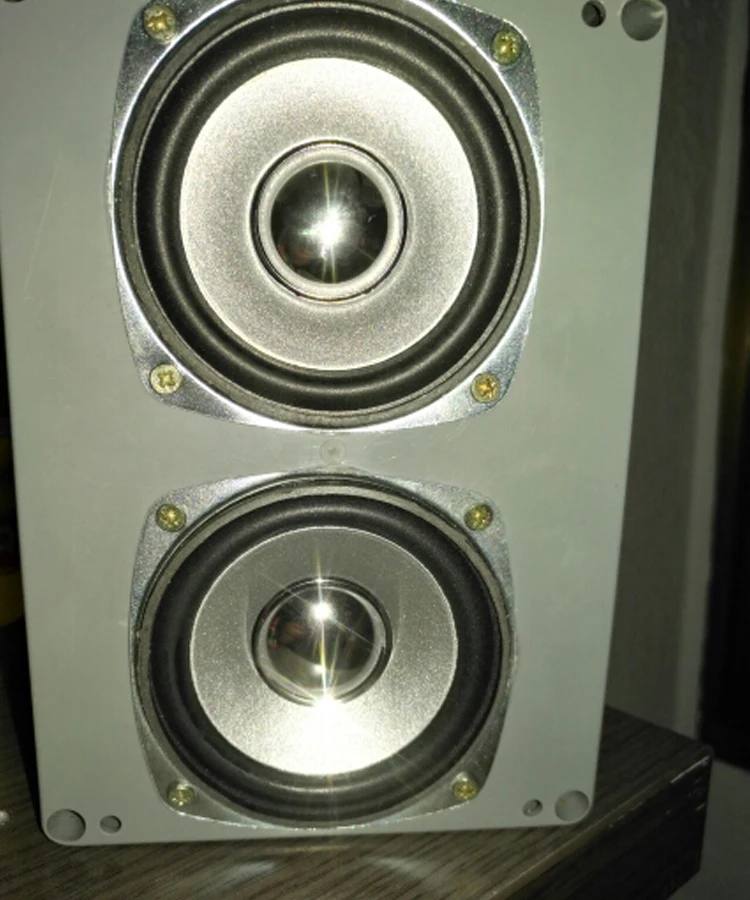 Tenghong 2 Stück 3-Zoll-Breitbandlautsprecher 4 Ohm 10 W 78 mm quadratische tragbare Audio-Lautsprechereinheit für Heimkino-Lautsprecher DIY – Detail 11