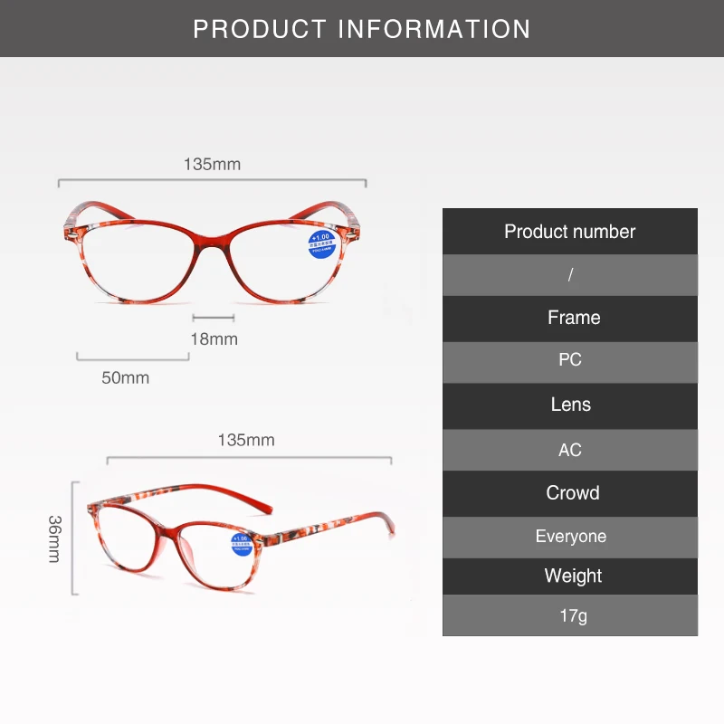 Óculos de leitura de luz azul masculino vintage impresso prebyopia óculos ópticos hyperopia óculos transparentes