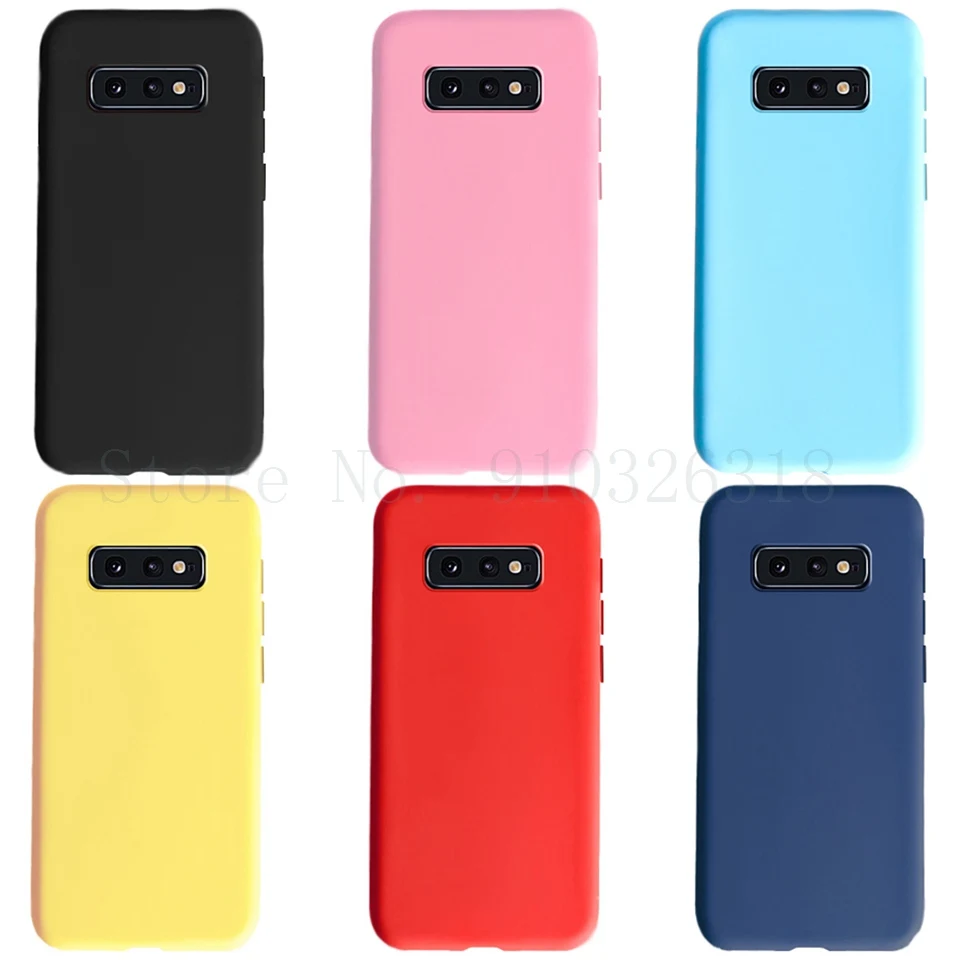 For Samsung Galaxy S10e Case  Silky and Soft Touch Premium Soft Silicone Phone Case For Galaxy S10E S10 E SM-G970F/DS  5.8\