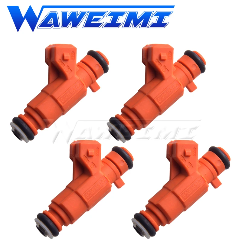 WAWEIMI 4PS  Fuel injector nozzle For Ci-troen C2 C3 Xsara Berlingo Peugeot 206 307 1007 Partner 1.6 16V 0280156034