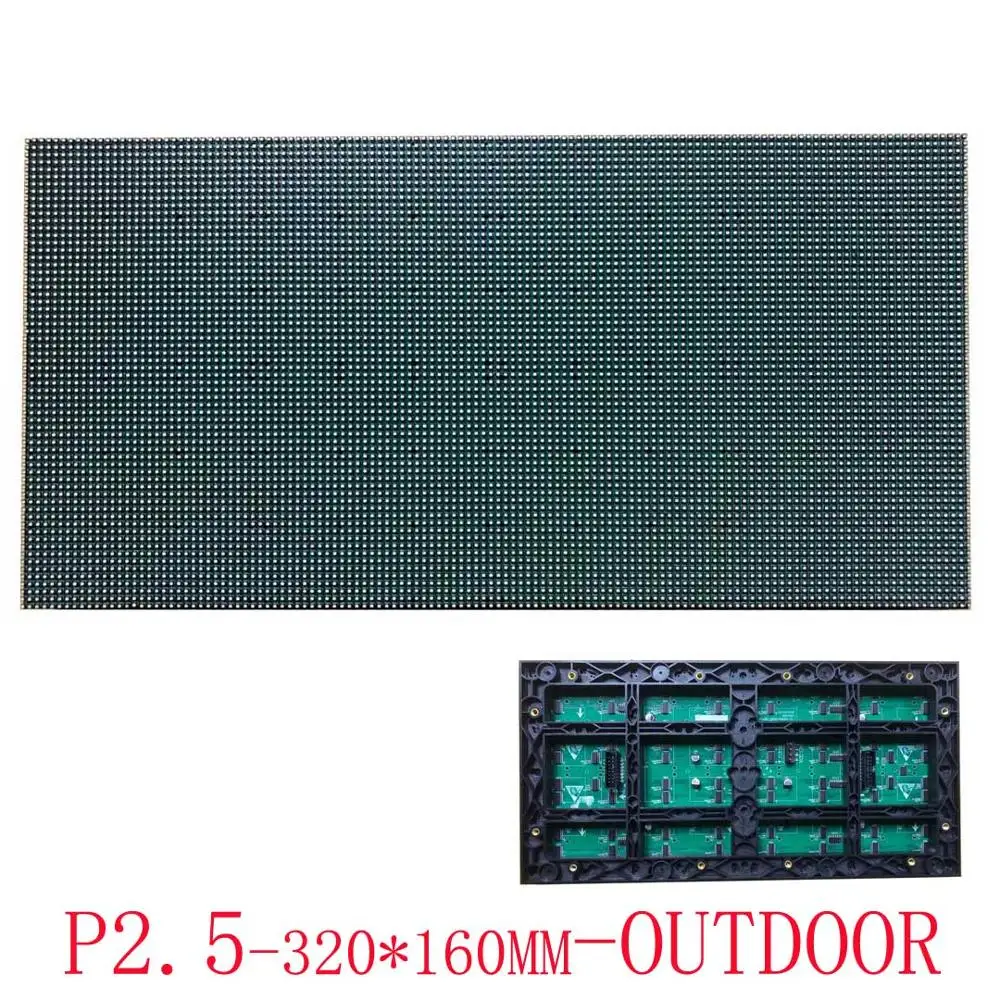 Pantallas Publicitarias High Resolution LED Display P2.5 Module  Outdoor Advertising Screen Panel Computer Phone Control