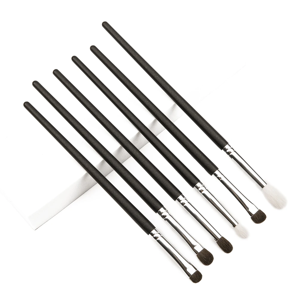 Shinedo 2/3/8/7 Pcs Makep Brush Set Eyeshadow Matte Black Color Soft Goat Hair Beauty Make Up Kit Brochas Maquillage