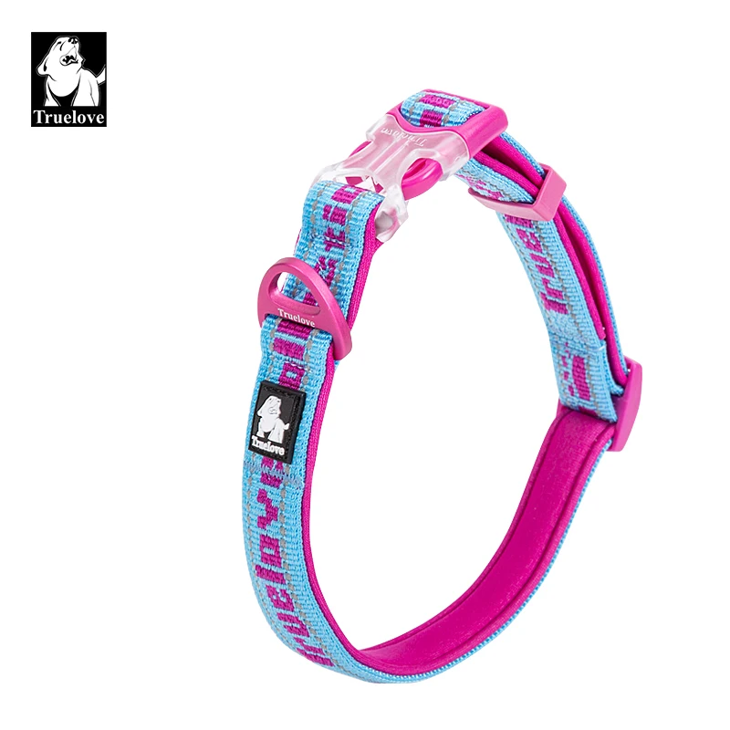 Truelove Manufacturer High Quality Pet Collar Soft Neoprene Padding Fashion Design Quick Release TLC5272