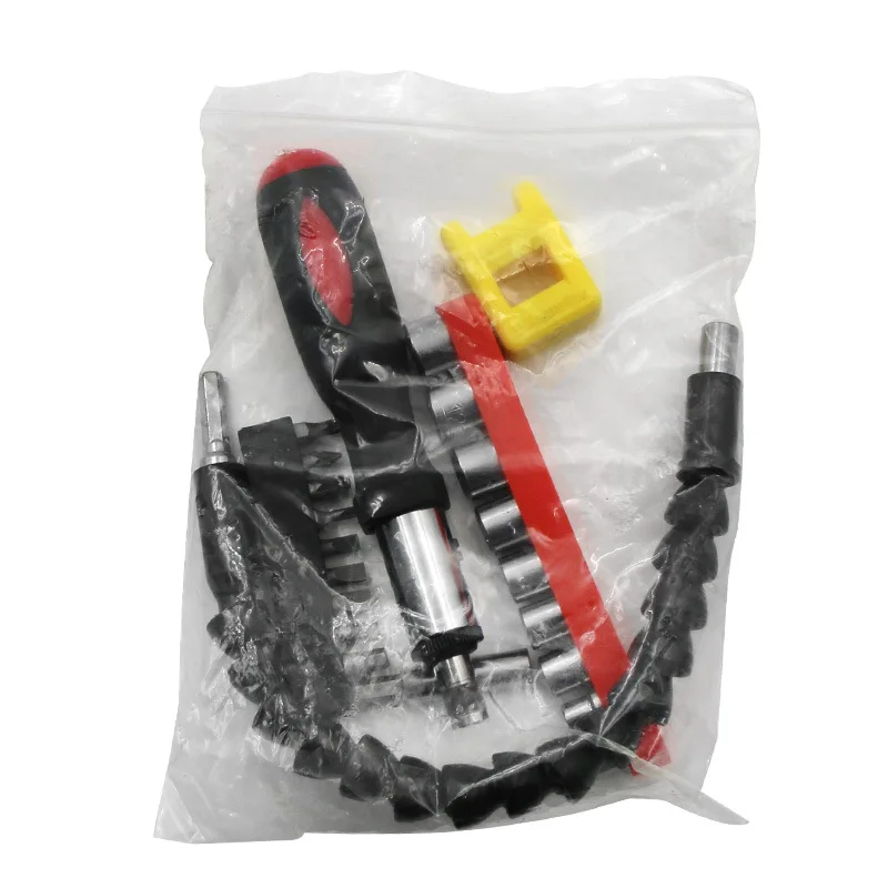 ข้อต่อไขควงการเชื่อมต่อ Shaft นุ่ม Bor Listrik Extension Link การเชื่อมต่อ Multi-Function ชาร์จสว่าน Universal Joint