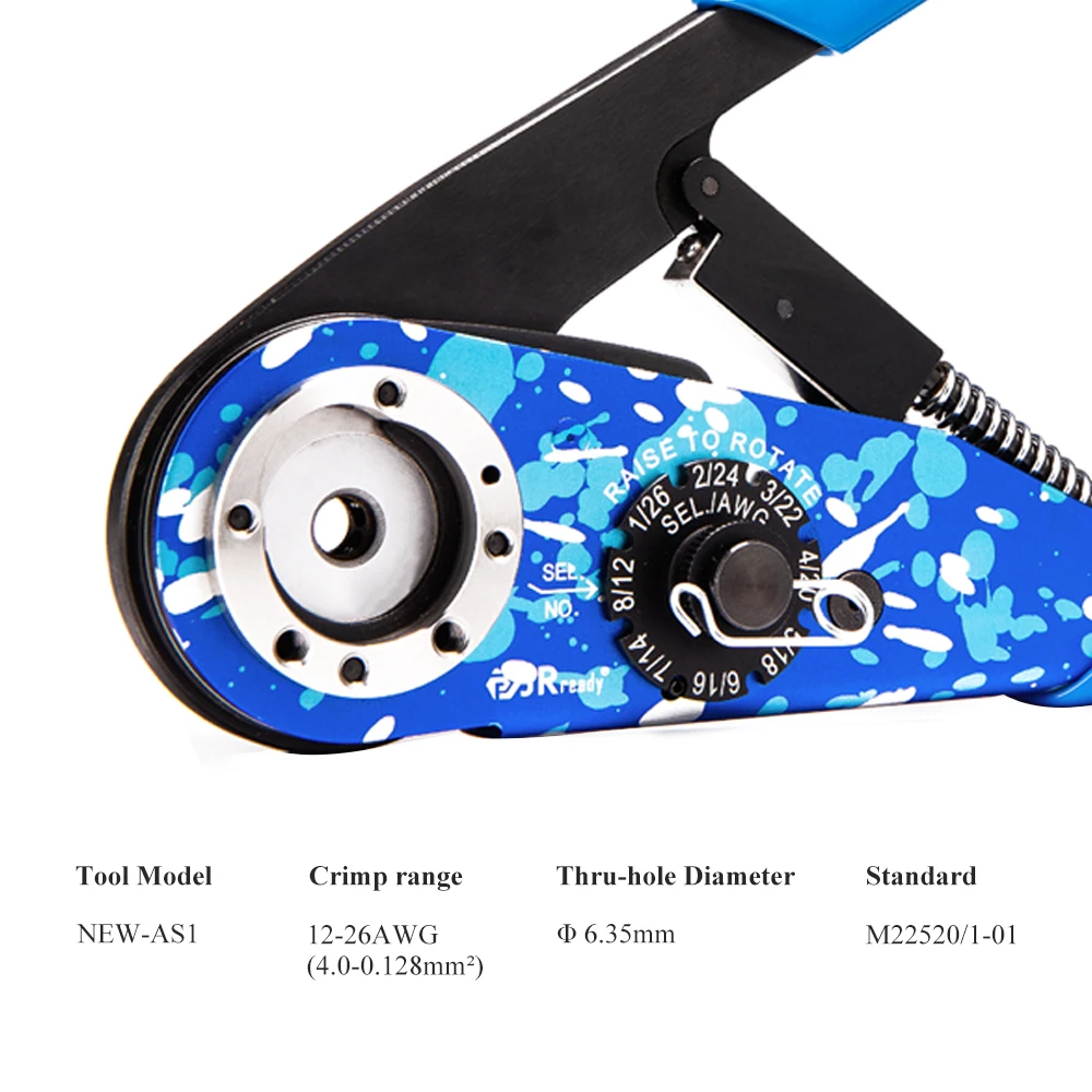 Imagem -04 - Crimp Kit de Ferramentas para 1226 Awg Cabeça Posicionador de Torre Terminal Crimp St1024-as1 Jrready-new-as1