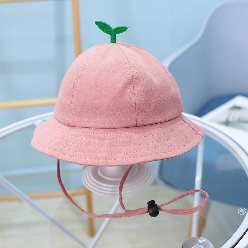 2021 solid color Bucket Hat Fisherman Hat outdoor travel hat Sun Cap Hats for children boys and girls 54