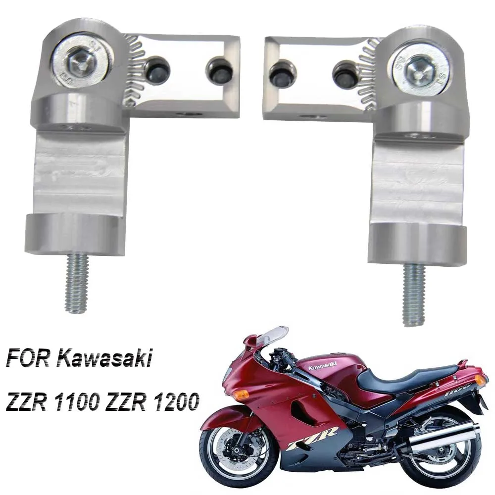 NEW Motorcycle Foot Peg Passenger Footpeg Lowering Kit For Kawasaki ZZR 1100 ZZR 1200