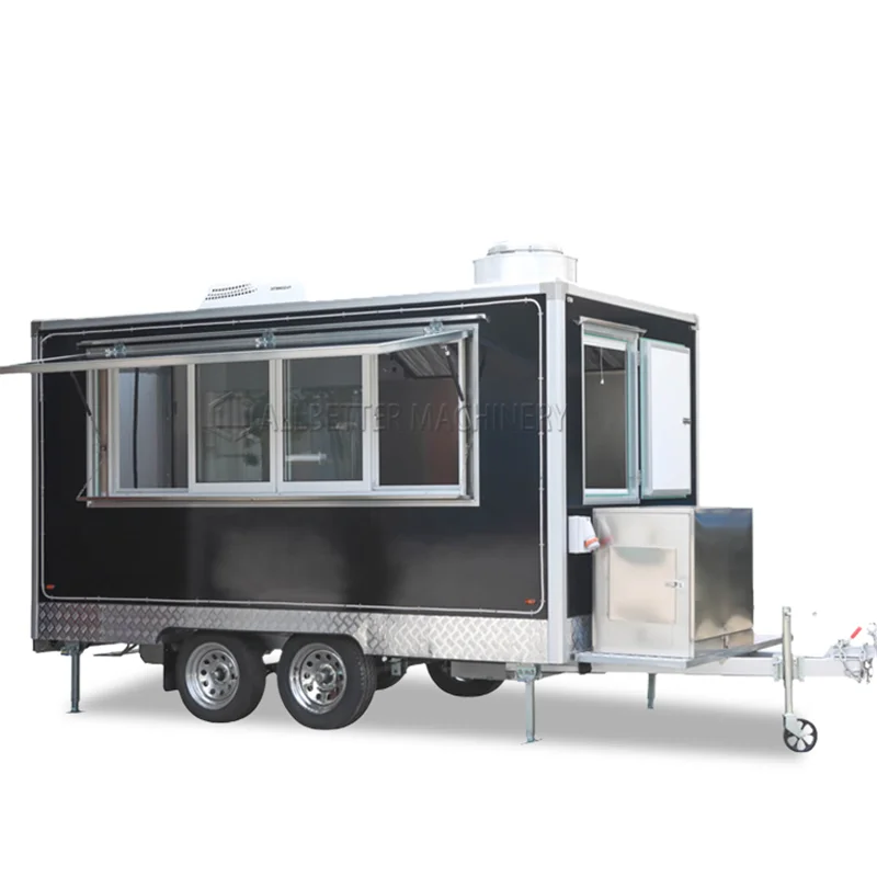 Allbetter CE Concession Food Trailer Mobile Restaurant Pizza Food Truck Taco BBQ Truck Street Coffee Ice Cream Kitchen Food Cart