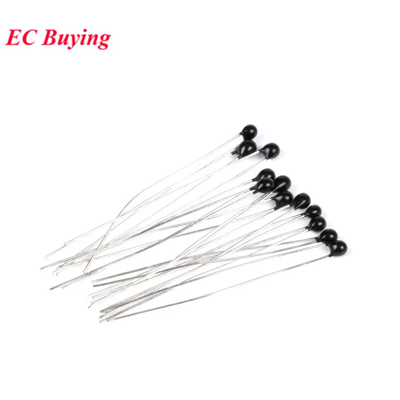 20pcs/lot NTC Thermistor Thermal Resistor MF52 MF52AT NTC-MF52AT 10K ohm R B Value 3950 103 5% Temperature Sensor