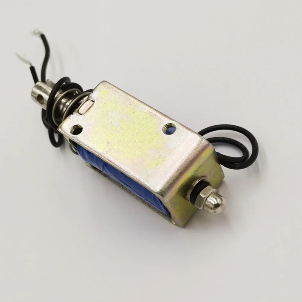 JF-1039B Push-Pull Open Frame Solenoid Electromagnet 10mm 25N DC 12V/24V 400MA