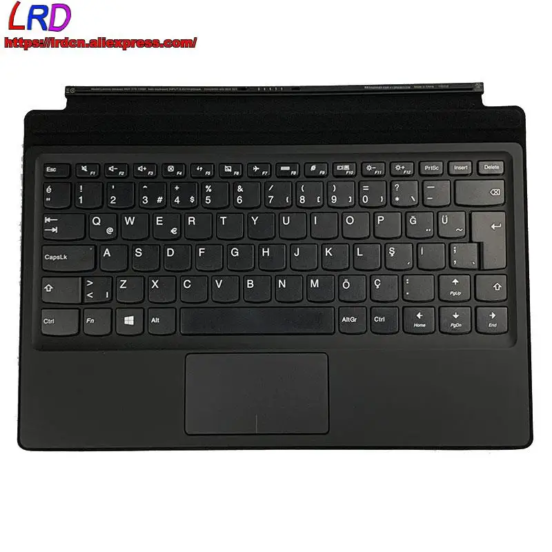 New Original Turkey Portable Mini Base Folio Keyboard for Lenovo Ideapad Miix 510-12IKB ISK Tablet 5N20N21159