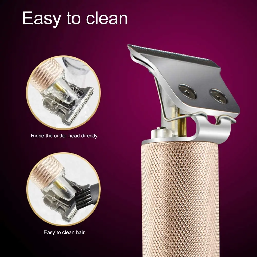 USB ไฟฟ้า Clippers Trimmers สำหรับเครื่องโกนหนวดเคราผู้ชายผู้ใหญ่เด็กไร้สายชาร์จเครื่องตัดผม Professional