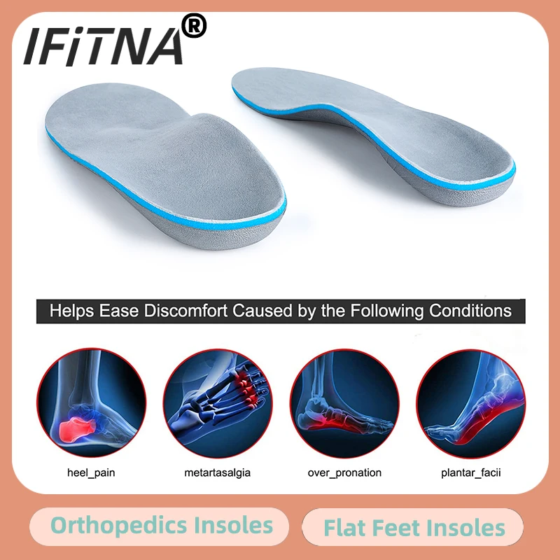 Winter Warm Orthopedic Insole Plantar Fasciitis Arch Support Men Women Shoe Insert Sole,Orthotics Sneaker Insoles Comfort Heel