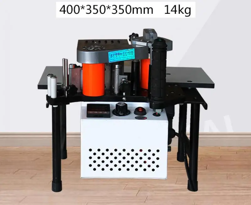 220V/110V 1200W woodworking portable edge banding machine manual small home furnishing furniture edge banding machine
