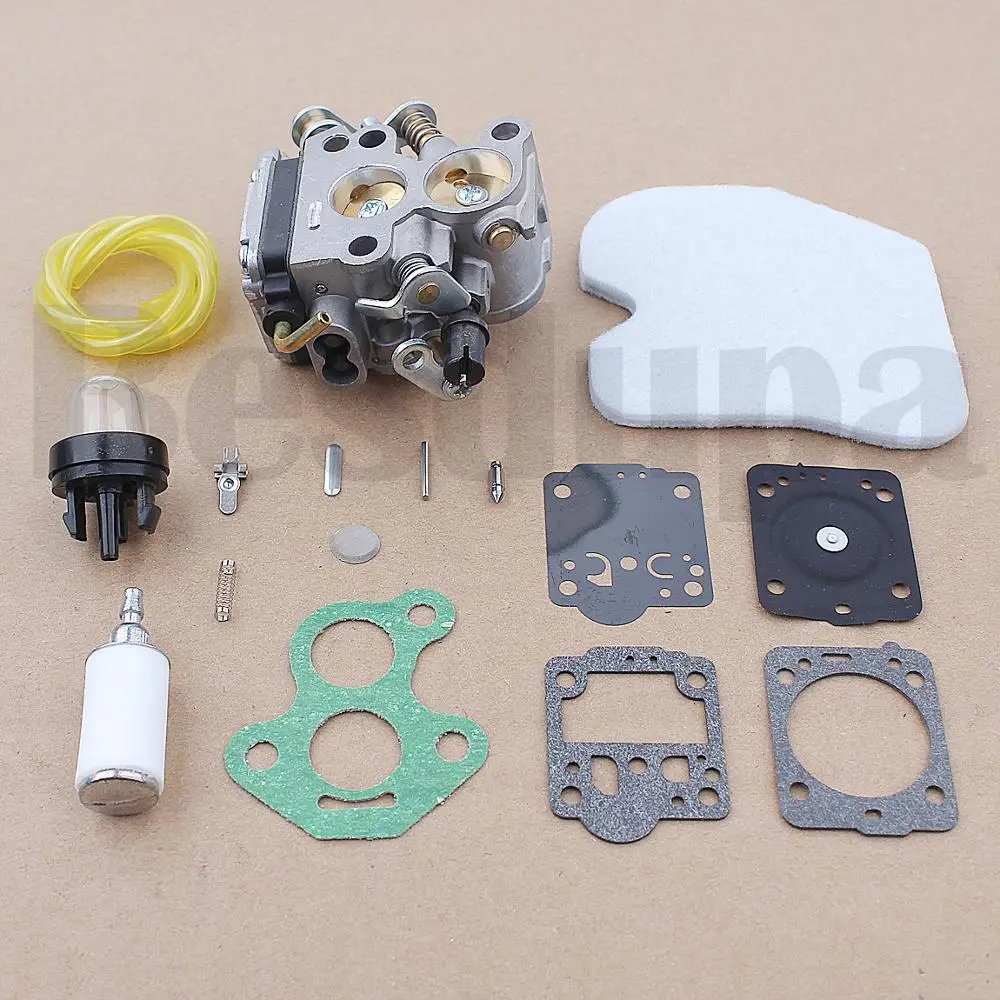 Filtro Aria carburatore Kit di Riparazione Per Husqvarna 235 235E 236 240 240E Motosega 545072601, 574719402 w Linea di Combustibile Carb Guarnizione Set