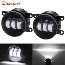 Phare antibrouillard LED pour pare-chocs avant de voiture, feu antibrouillard DRL, Renault Duster, Clio, Scenic, Megane, Twingo, Kadjar, Kwid, Trafic Lodgy, 30W, 6000LM, 2 pièces