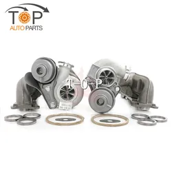 IMPROVED TD04-19T 6+6 Billet Twin Turbochargers for BMW 335i/is/ix 135i 535i Z4 N54B30 3.0L N54 Turbo