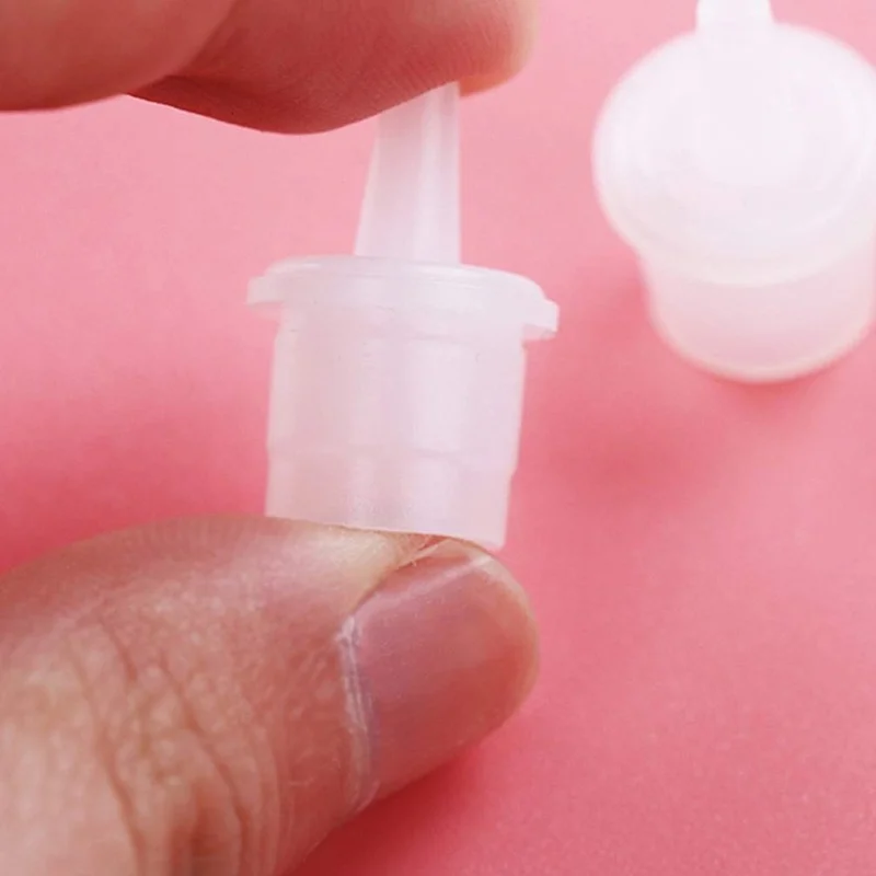 10/20pcs Eyelash Glue Replacement Cap Plug Eyelash Glue Bottle Replacement Accessories Universal Eyelash Extension Tool