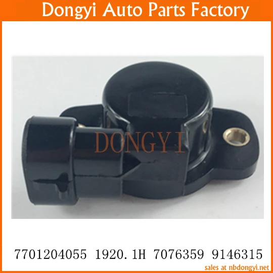 Throttle Position Sensor TPS OE No. 7701204055 1920.1H 19201H 7076359 9146315