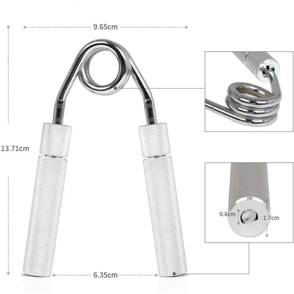 스테인레스 스틸 헤비 핸드 그리퍼, 조절 가능한 50-150LB 핸드 그립, 손가락 모양 근육, 재활 피트니스 훈련