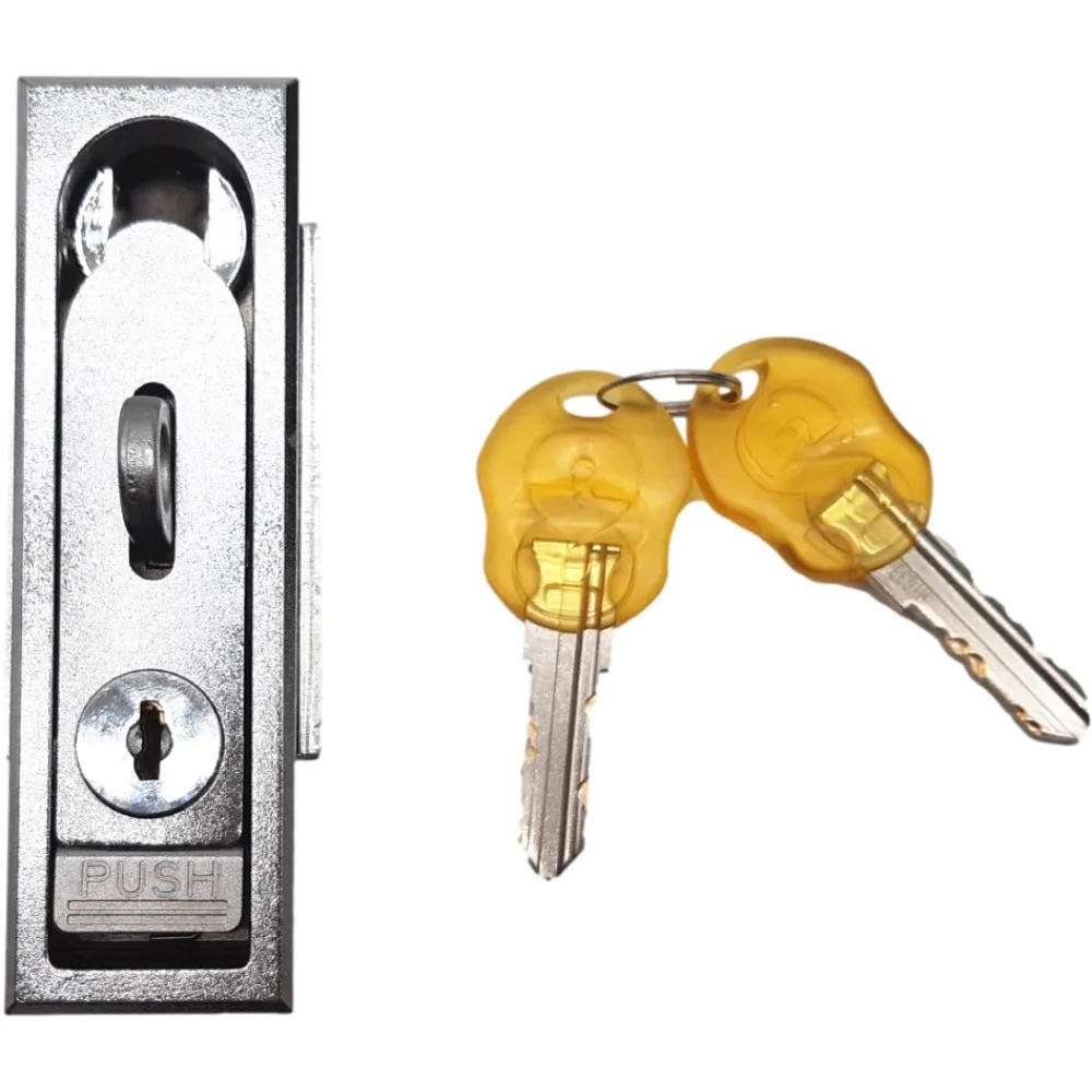 Metal Panel Lock Door Lock With Push Button For Crane Machine, Vending Machine