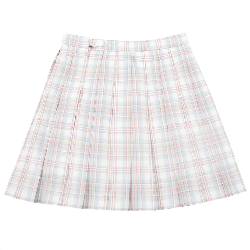 Japanese School JK Uniform Pleated Plaid Skirts Summer High Waist Korea Harajuku Cute Sexy Mini A-line Skirts Cosplay Send Tie