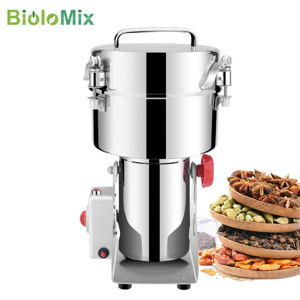 2KG Swing Type Electric Grains Herbal Cereals Dry Food Grinder Flour Powder Machine Miller Crusher Grinding Machine