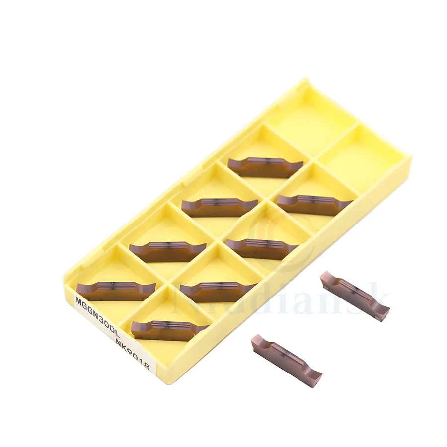 MGGN250-R di MGGN200-L MGGN300-L inserto in metallo duro NK9018 utensile per tornio CNC scanalatura utensile per tornitura, per acciaio inossidabile