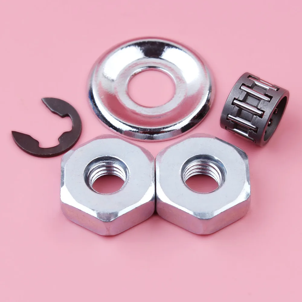 Cuscinetto dell'ago del dado della barra e-clip della rondella della frizione per Stihl MS250 MS230 MS210 MS180 MS170 025 023 021 018 017 motosega sostituire le parti
