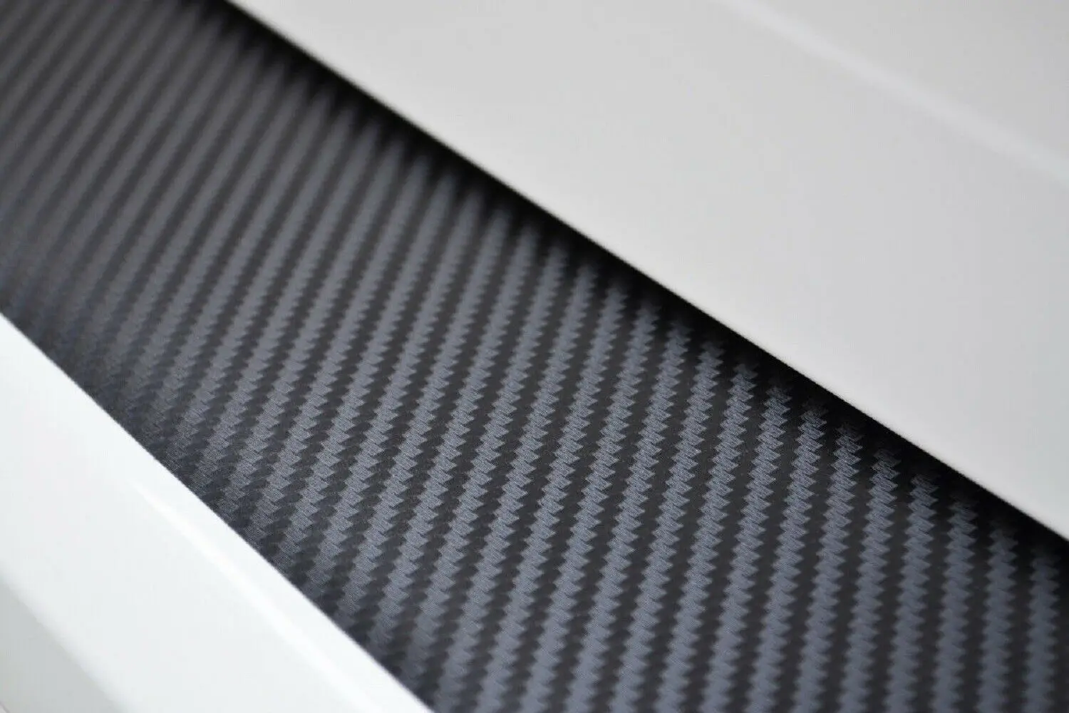 Protezione paraurti posteriore auto adesivo in fibra di carbonio per VW MK7 GTI Golf 6 Golf 7GTE pezzi di ricambio antigraffio