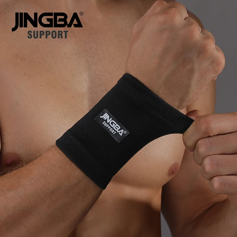 JINGBA SUPPORTO 1PCS nylon Elastico Wristband Supporto Per Il Fitness Supporto Per Polso Equipaggiamento Protettivo da polso uomini di fascia Tennis