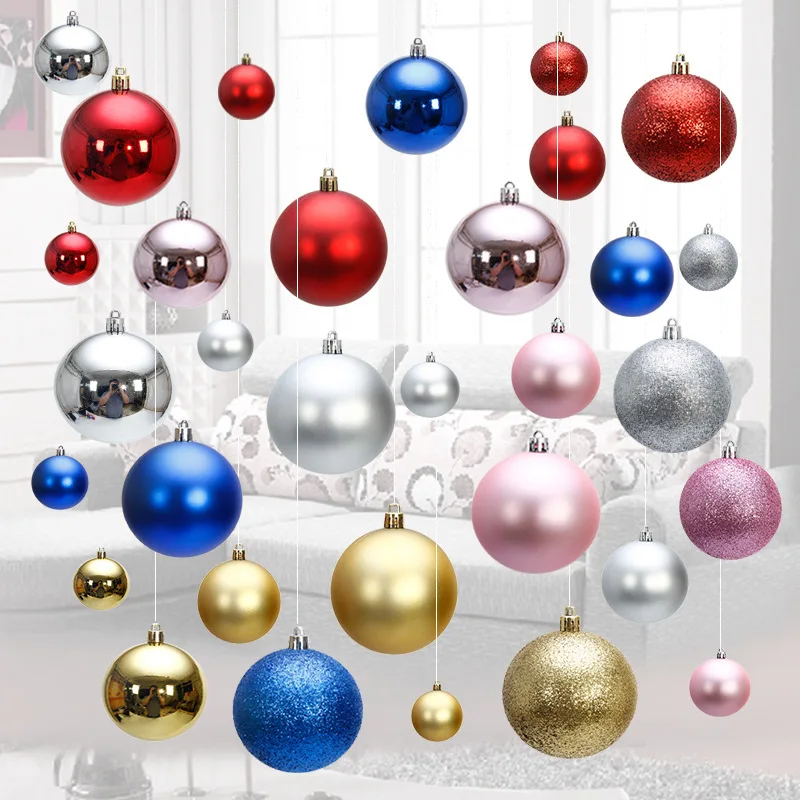 1pcs 150mm-250mm Christmas Decoration Ball Christmas Tree Ornaments Hang Shiny Bauble Ball For Home Bar Party Wedding Xmas Decor