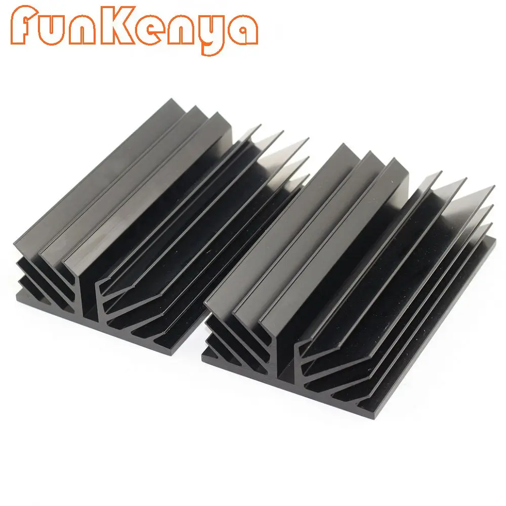 W120 H50 D194 Radiator Class A Power Amplifier Heat Dissipation Professiona Heatsink DIY Anodized Aluminum Chassis Heat Sink