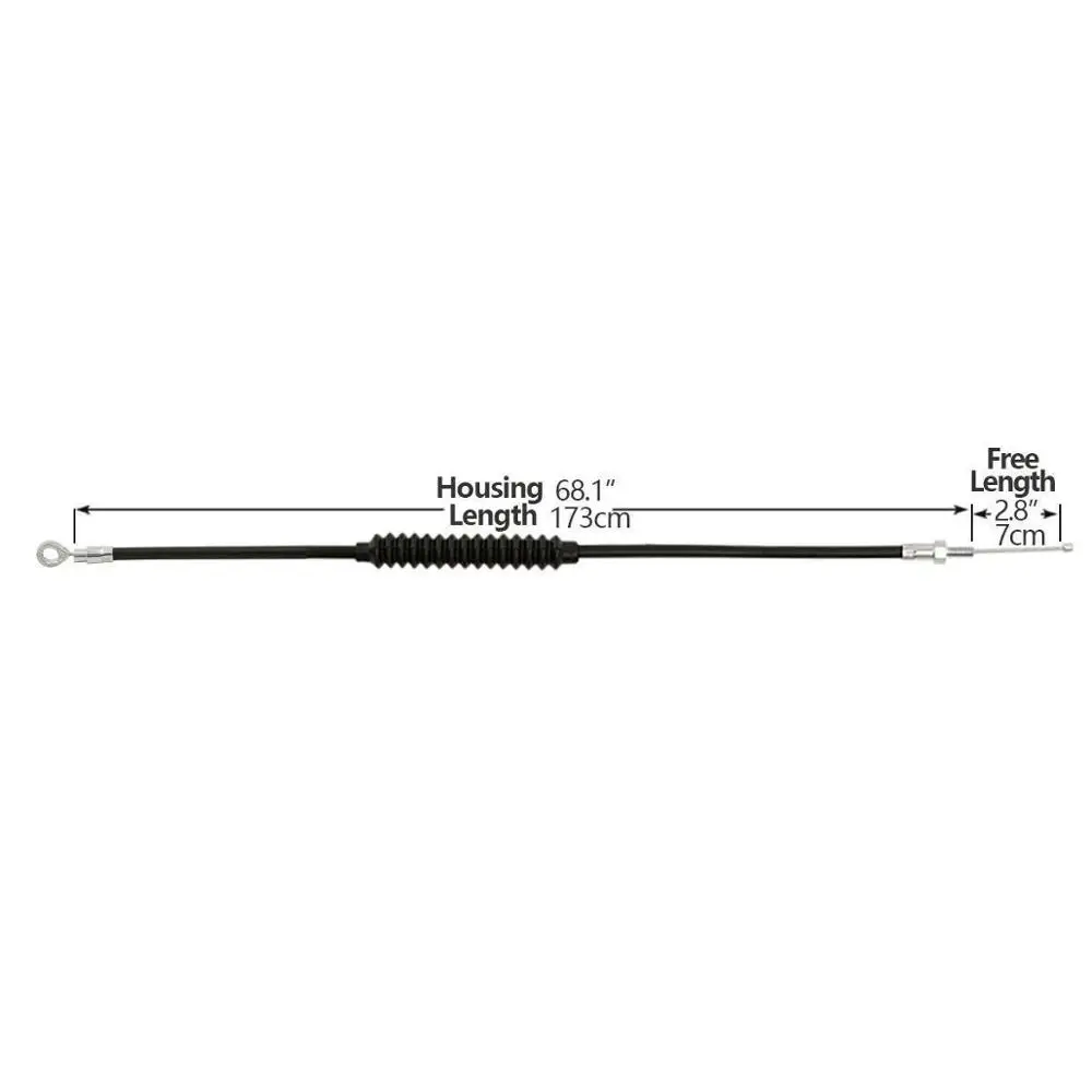 Motorcycle Clutch Cable LW For Harley Road King FLHR 96-99 Dyna Wide FXDWG 1993-2005 Softail FLHTC 1987-1995 FLSTN 1993-1996
