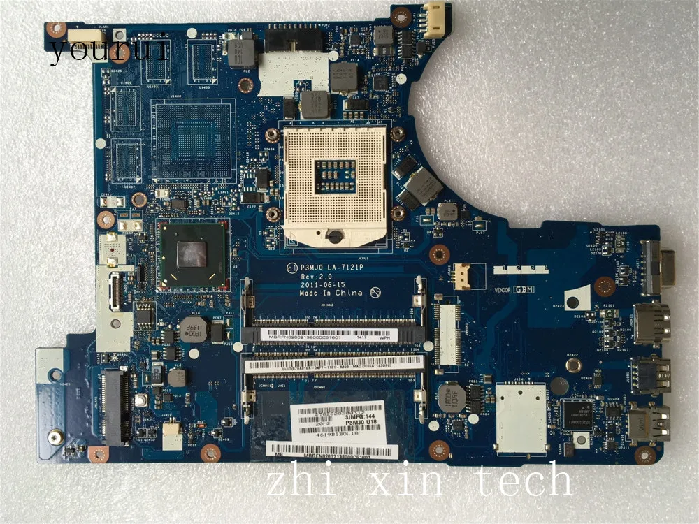 

Материнская плата yourui для ноутбука Acer aspire 3830 3830TG, P3MJ0 LA-7121P MBRFN02002 DDR3, тест ОК