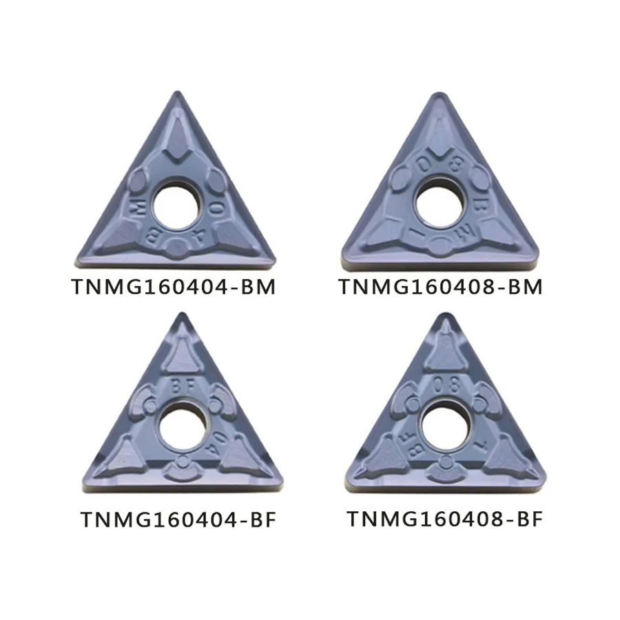 TNMG160408-BM BF TNMG160404-BF BM HS7125 Chất Lượng Cao Dao Cắt Carbide Lắp Kim Loại CNC Tiện Lưỡi Dao Cắt Bên Ngoài Dụng Cụ Quay Rau