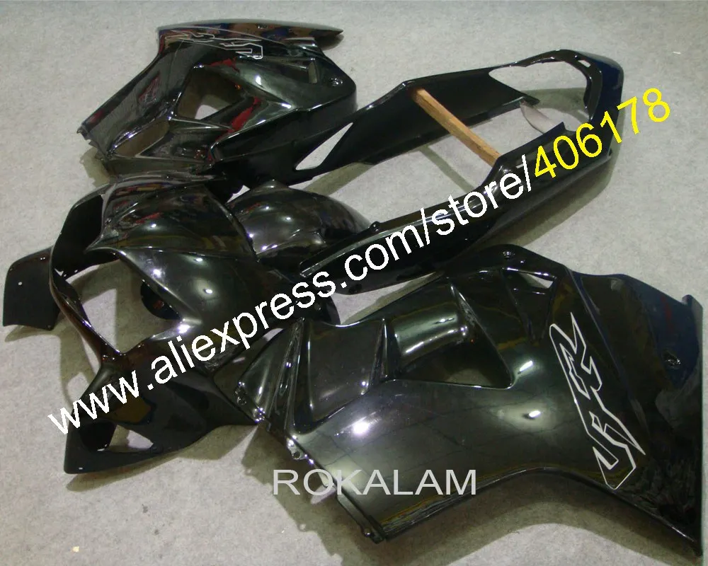 

Для Honda VFR800 обтекатель 98-01 VFR 800 VFR-800 98 99 00 01 1998 1999 2000 2001 полностью черный обтекатель кузова