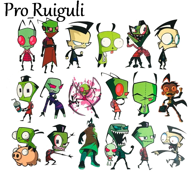 50pcs Invader Zim Stickers paster Cartoon characters anime funny decals scrapbooking diy phone laptop waterproof decorations