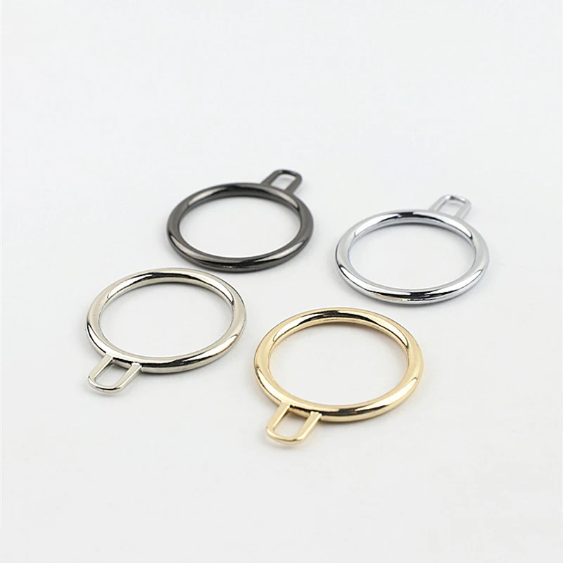 1pcs Metal Round Ring Fashion Decoration Buckle for DIY Leather Craft Bag Strap Belt Handle Shoulder Garments Shoes Accessories