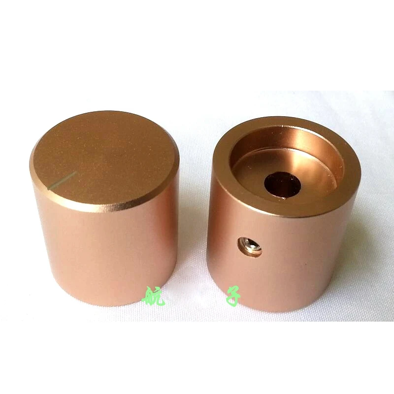 KYYSLB 24 мм x 2 5 мм сплошная ручка из алюминиевого сплава вращаемая Кнопка потенциометра громкости HIFI аудио усилитель мощности шасси регулятор тона